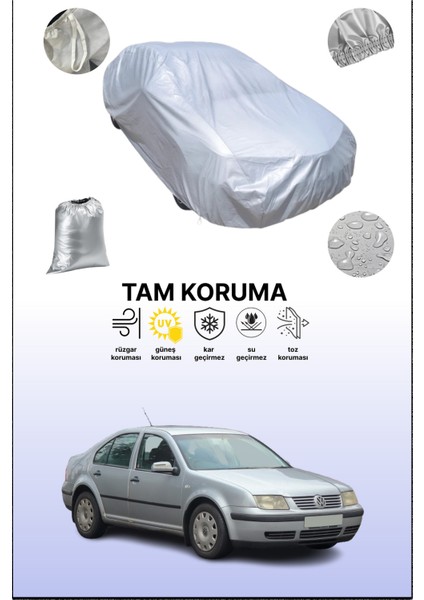 Gri Volkswagen Bora (China) 2008 - 2021 Uyumulu Oto Branda, Araba Brandası, Koruyucu Örtü