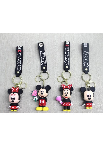çınar ticaret mickey - minnie mouse silikon anahtarlık