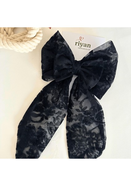 Siyah Tül Kadın Fiyonk Toka fiyatları