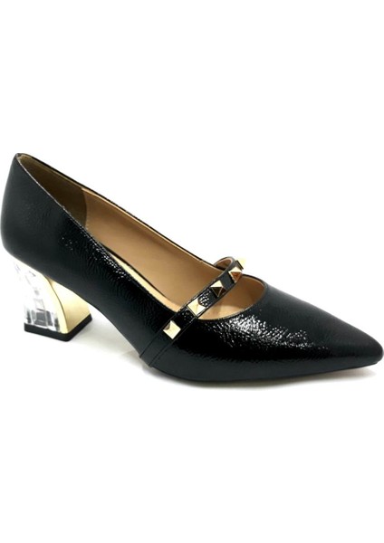 298077 Siyah Rugan Kadın Günlük Ayakkabı