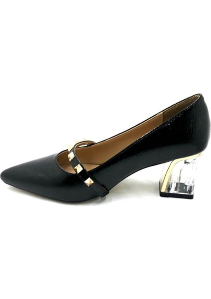 298077 Siyah Rugan Kadın Günlük Ayakkabı