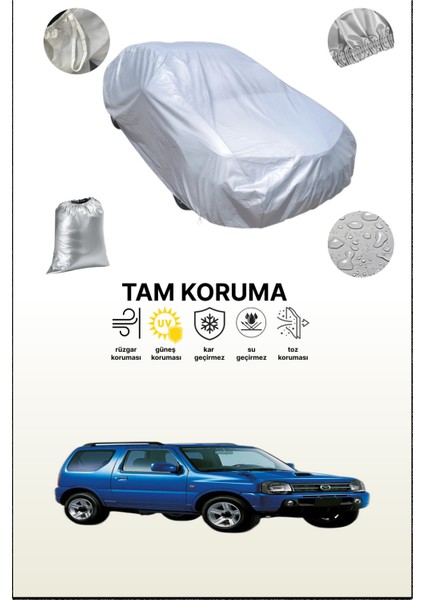 Gri Mazda Az-Offroad Uyumulu Oto Branda, Araba Brandası, Koruyucu Örtü