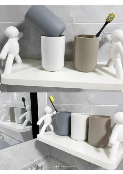 çınar ticaret ınsan figürlü yapışkanlı çok amaçlı duvar rafı modelleri