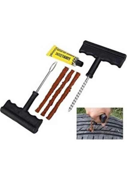 Lastik Tamir Kiti Fitil Atma Seti Araba Bisiklet Lastik Tamir Seti Dayanıklı modelleri