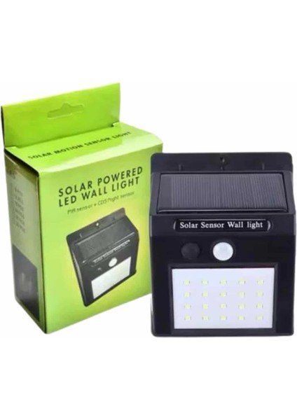 çınar ticaret bahçe aydınlatma sensörlü güneş enerjili duvar lambası 40 led ışık fiyatları