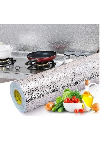 çınar ticaret alüminyum folyo yapışkanlı mutfak koruyucu folyo 2 metre