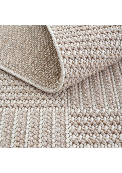 Mikasa Bej Bukle Halı Yumuşak Kabartmalı Dört Mevsim Yatak Odası Ev Oda Oturma Odası Salon Halısı