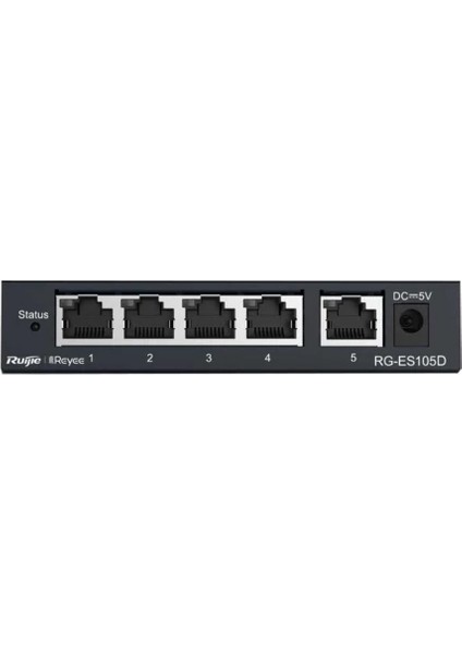 çınar ticaret ruıjıe reyee 5 port rg-es105d 10/100 yönetilemez çelik kasa switch