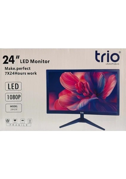 çınar ticaret trio 24 tr-24ws 1080p vga+hdmı led monitör (kargo ucretı alıcıya aıt)