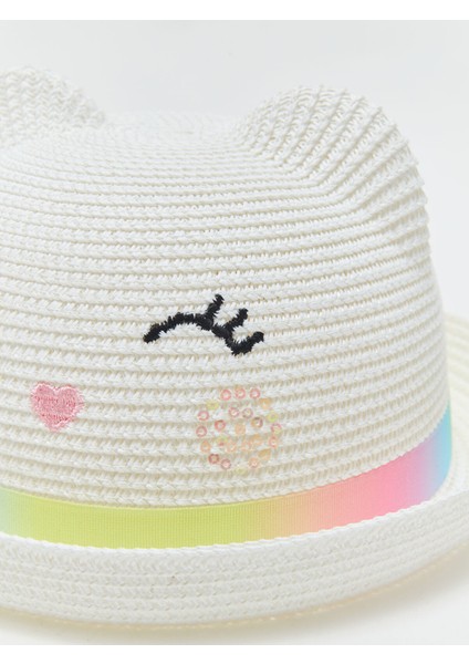 Yeni Sezon Nakışlı Kız Çocuk Fötr Şapka modelleri