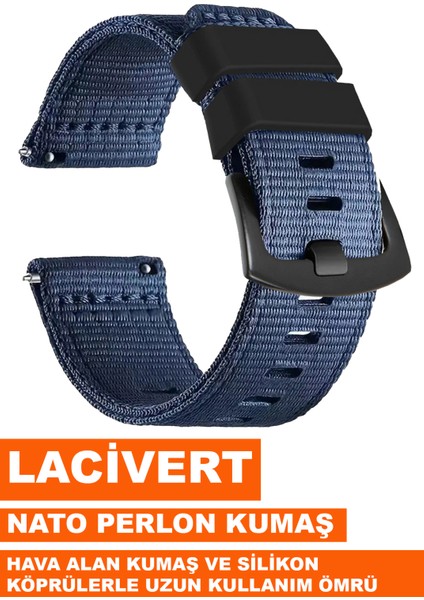 22MM Saatlerle Uyumlu Kumaş Nato Tekstil Saat Kordonu Kayışı Nato-2 fiyatları