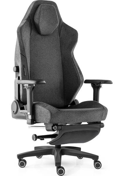 Business Anka Ayak Uzatmalı Profesyonel Çalışma Koltuğu Kumaş Gri modelleri