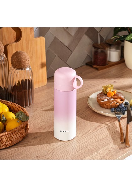 Candy Çelik Sızdırmaz Termos Pembe 500 ml