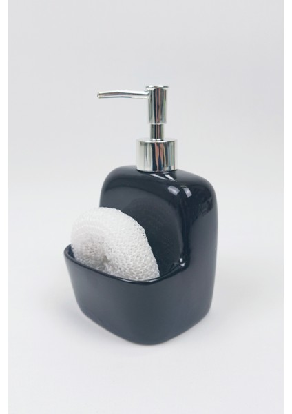 Siyah Porselen Sabunluk