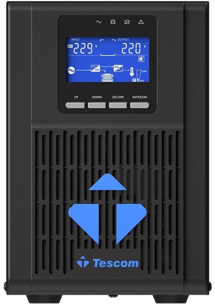 çınar ticaret tescom neolıne 1kva 1f/1f (2x9ah) 4/8dk lcd onlıne ups fiyatları