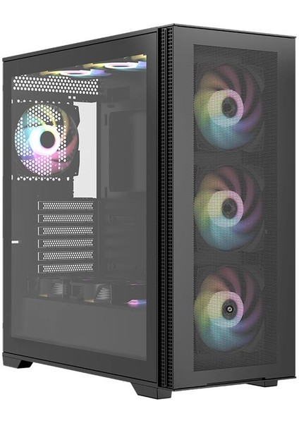 çınar ticaret frısby fc-9535g 650w 80+ 4x rgb gamıng mesh kasa