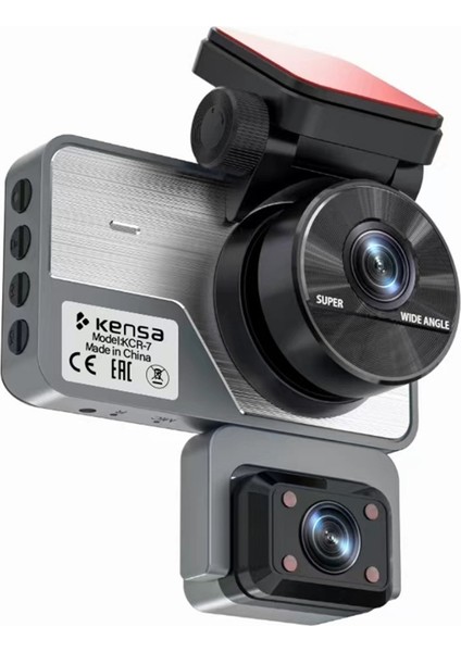 3 Kameralı Araç Kamerası Wifi / App /1080P Fhd/ 170° Ultra Geniş Açı/gece Görüş/ G-Sensörü fırsatları