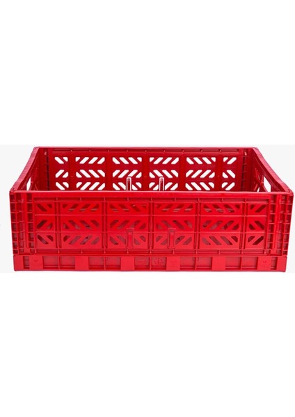604018-M1 Maxibox Red Katlanabilir Kasa