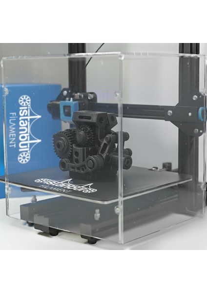 3D Baskı Tpu Filament Siyah 1 kg Ø 1,75MM ± 0,05 mm Bambu Lab Uyumlu