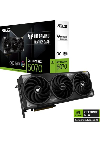 çınar ticaret asus geforce tuf-rtx5070-o12g-gamıng 12gb gddr7 192bıt 2xhdmı 3xdp ekran kartı