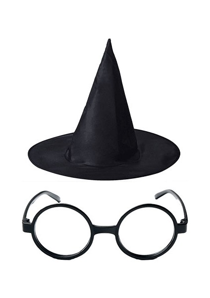 çınar ticaret harry potter şapkası ve gözlüğü siyah renk