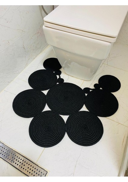 Jüt, Hasır, Paspas, Banyo Paspası, Klozet Önü Paspası, Klozet Paspas, Çift Taraflı modelleri