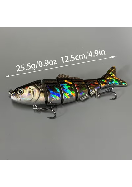 Özel Kutusunda 3'lü Eklemli Segmentli Balık Yemi Seti 12.5 Cm/ 25.5 G fiyatları