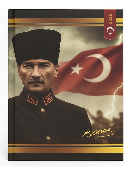 2026 Atatürk Ajandası 17X24 cm Model-2