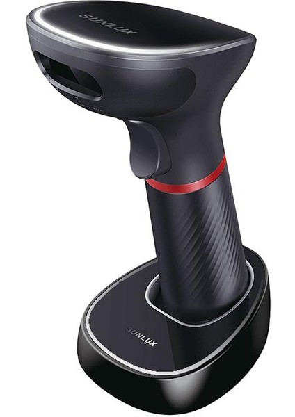 çınar ticaret sunlux xl-9610 2d karekod kablosuz usb barkod okuyucu + cradle