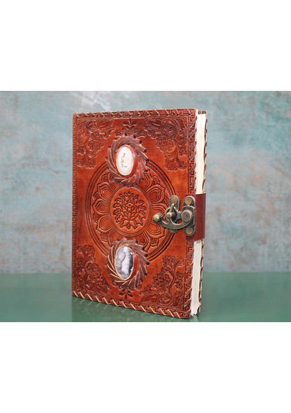 çınar ticaret taşlı deri defter model 9