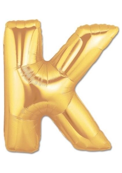 çınar ticaret altın sarısı folyo harf balon 1 metre