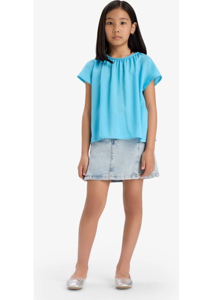Kız Çocuk Kısa Kollu Bluz E6853A825SM