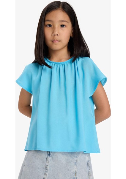 Kız Çocuk Kısa Kollu Bluz E6853A825SM