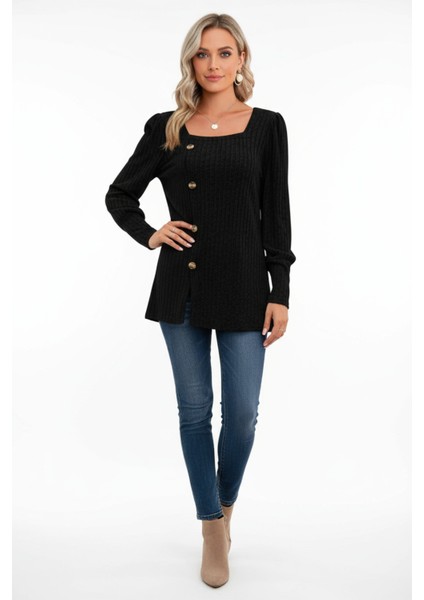 çınar ticaret kadın uzun kollu düğmeli mevsimlik bluz – yumuşak dokulu, esnek ve sıcak tutan kumaş fiyatları