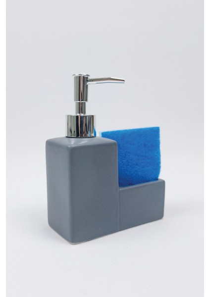 Gri Porselen Sabunluk