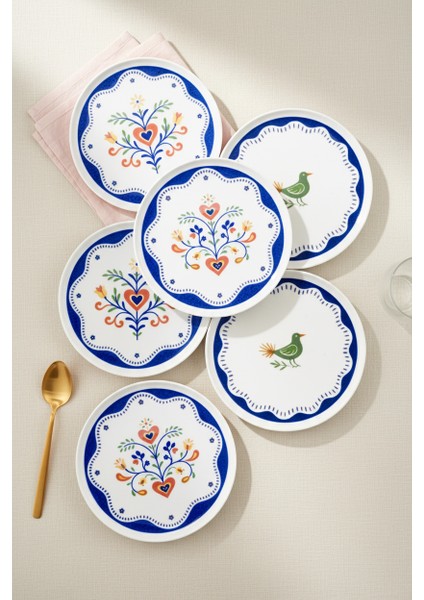 Perla 6 Parça Pasta Takımı