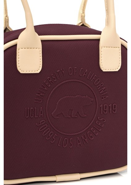 AZURA Bordo Askılı Suni Deri Çapraz Çanta - Kadın Çanta