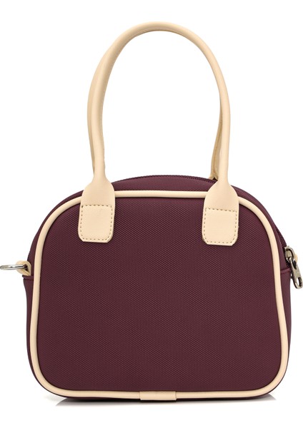AZURA Bordo Askılı Suni Deri Çapraz Çanta - Kadın Çanta
