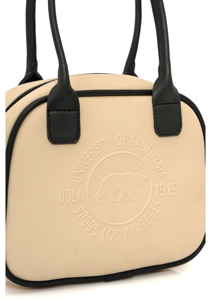 AZURA Bej Askılı Suni Deri Çapraz Çanta - Kadın Çanta