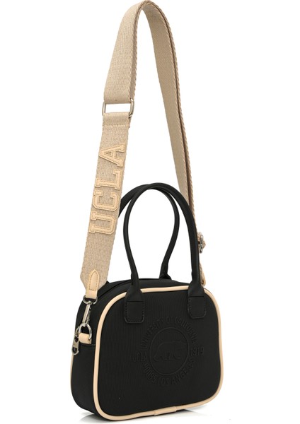 AZURA Siyah Askılı Suni Deri Çapraz Çanta - Kadın Çanta indirimleri