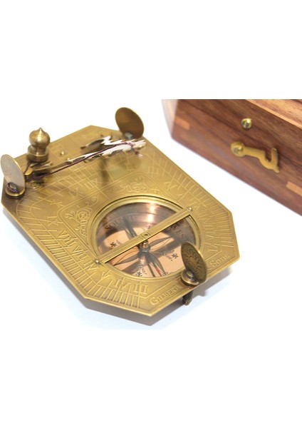 çınar ticaret ahşap kutulu pirinç pusula model 6 fiyatları