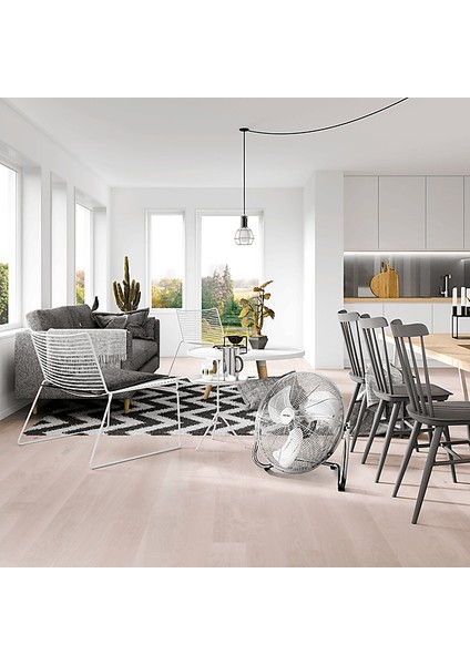 Koenıc Kff 45322 M Yer Tipi Vantilatör Krom