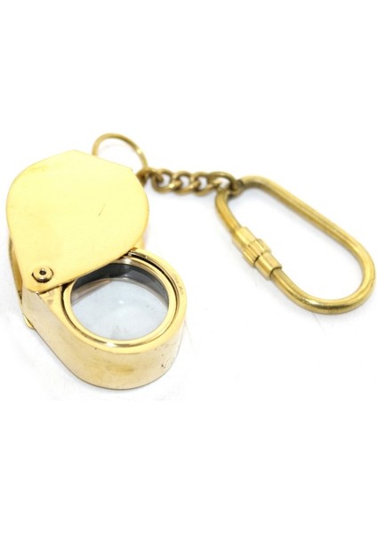 çınar ticaret pirinç büyüteç anahtarlık model 2