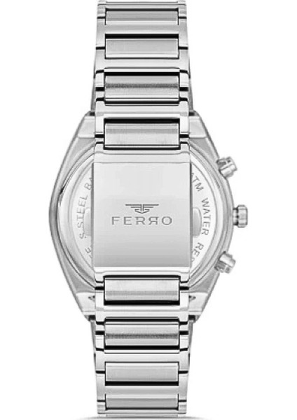 Ferro Gümüş Renk Çelik Kordon Erkek Kol Saati Fonksiyonları Aktif 3 Atm Su Geçirmez TH-FM11451A-A2 fiyatları