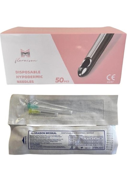 Dolgu Kanülü 21 G 50 mm 50 Adet /1 Kutu