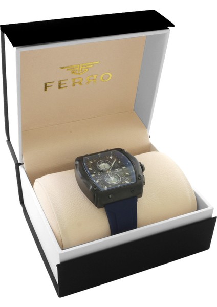 Ferro Lacivert Renk Silikon Kordunlu Erkek Kol Saati TH-FM31351DWT-ZA2 fiyatları