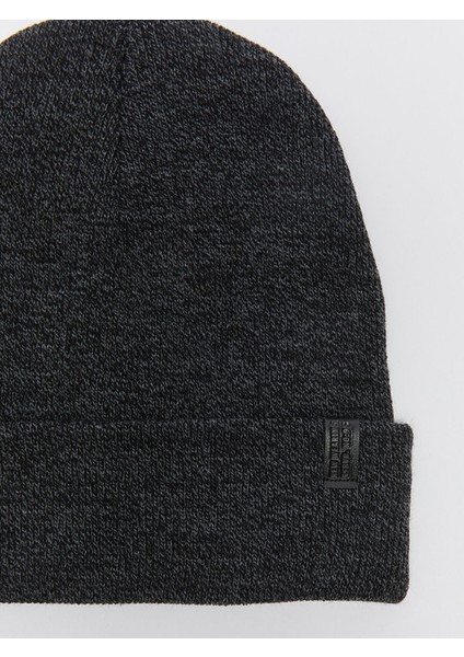 Yeni Sezon Etiket Detaylı Erkek Triko Bere indirimleri