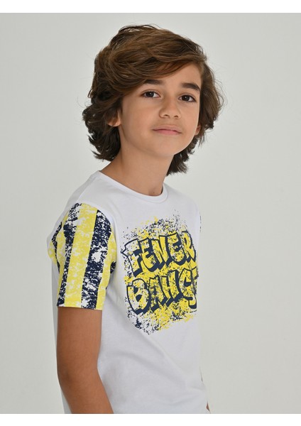 Çocuk Trıbun Tramlı Fenrebahçe Tshırt modelleri