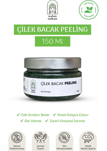 | Çilek Bacak Peeling Spirulina (Su yosunu Etkisi), Batık Giderici, Vücut Peeling, Gözenek Temizler (250 Gr)