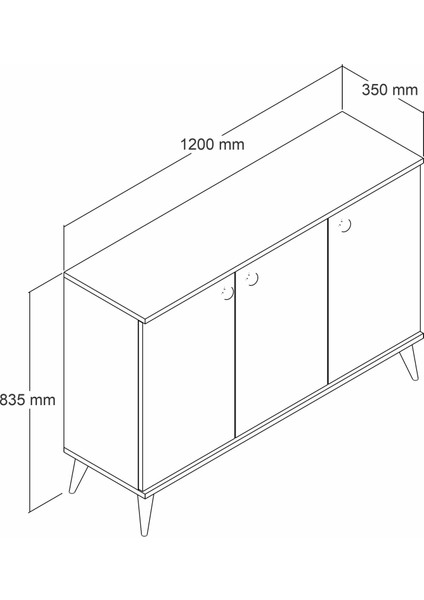 Fernıso Bohem 120 cm Konsol fırsatları